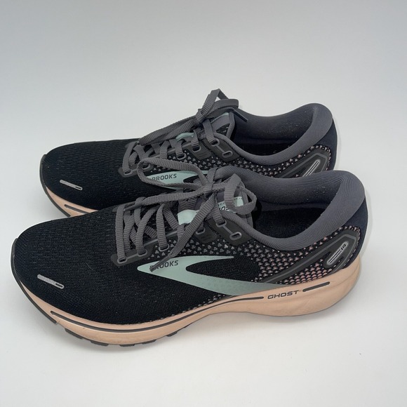 Brooks Sneakers Womens 10.5 B Ghost 14 1203561B026 Black Running‎ Athletic Shoes - Picture 3 of 10